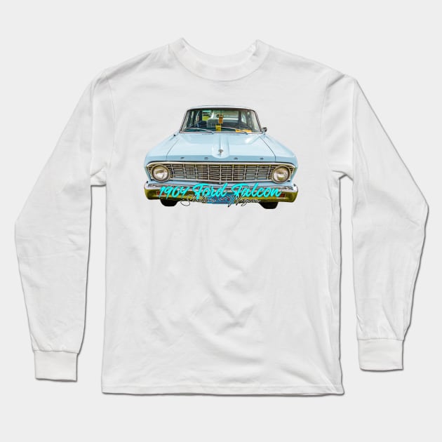 1964 Ford Falcon Station Wagon Long Sleeve T-Shirt by Gestalt Imagery